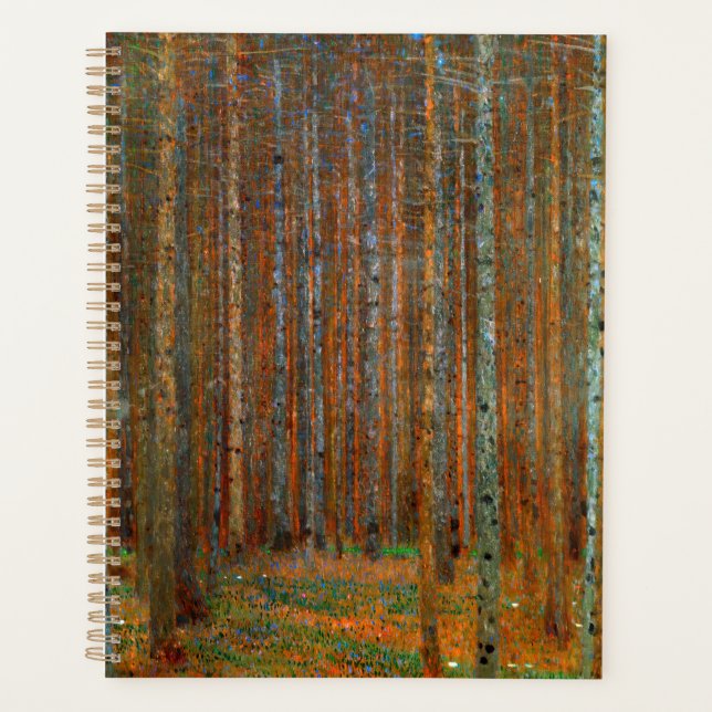 Agenda Gustav Klimt - Bosque Pino de Tannenwald (Anverso)