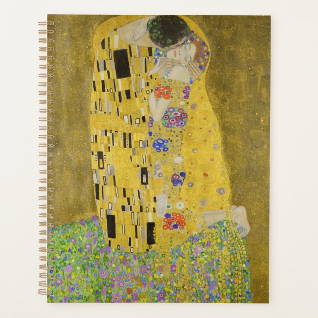 Agenda Gustav Klimt - El beso (Anverso)