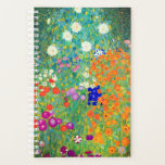 Agenda Gustav Klimt Flower Garden<br><div class="desc">Planner con la pintura al óleo de Gustav Klimt en el Jardín de Flores (1906). Un bonito jardín de flores moradas,  rojas,  blancas,  azules y naranjas. Un gran regalo para los amantes del arte Art Nouveau y austriaco.</div>