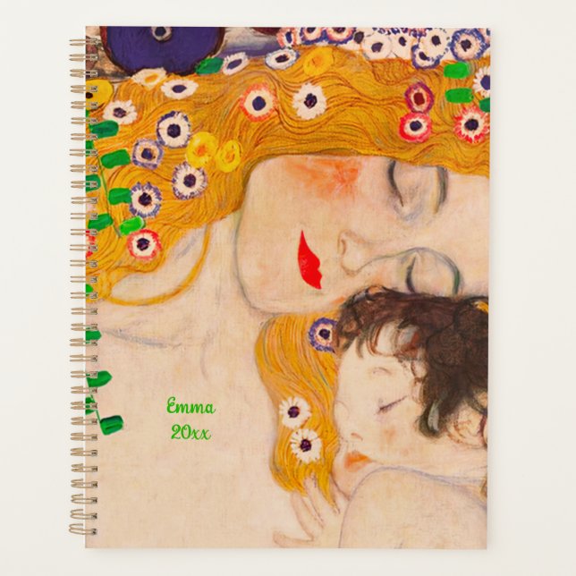 Agenda Gustav Klimt - Madre e hijo (Anverso)