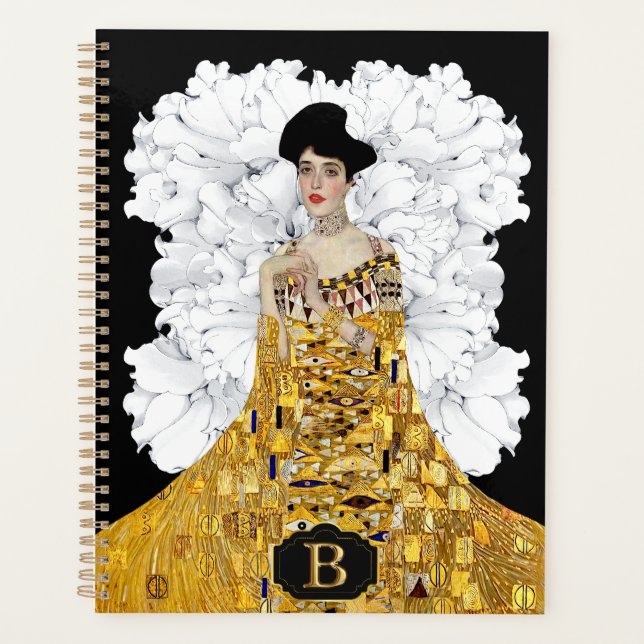 AGENDA GUSTAV KLIMT-RETRATO DE ADELE BLOCH MONOGRAMADO (Anverso)