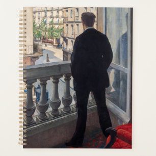 Agenda Gustave Caillebotte - Hombre en la ventana