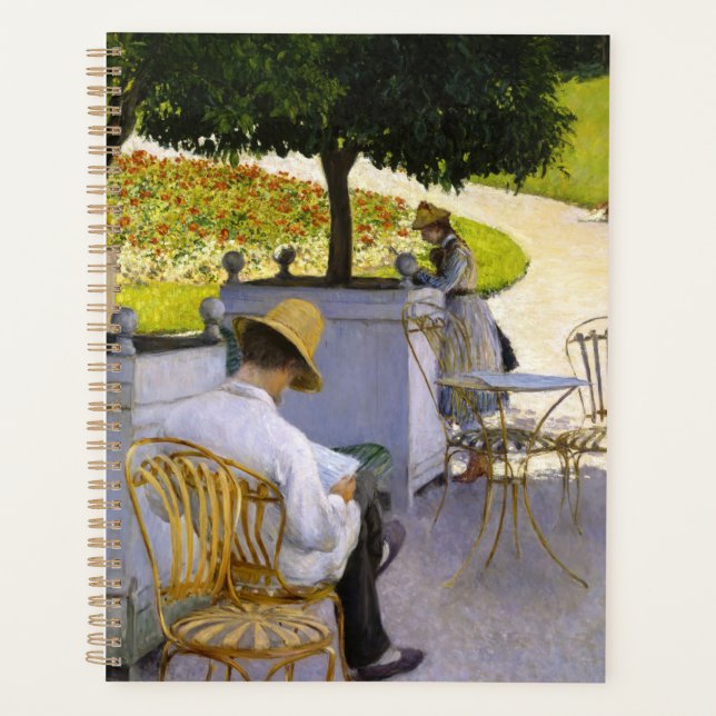 Agenda Gustave Caillebotte - Los árboles Naranjas (Anverso)