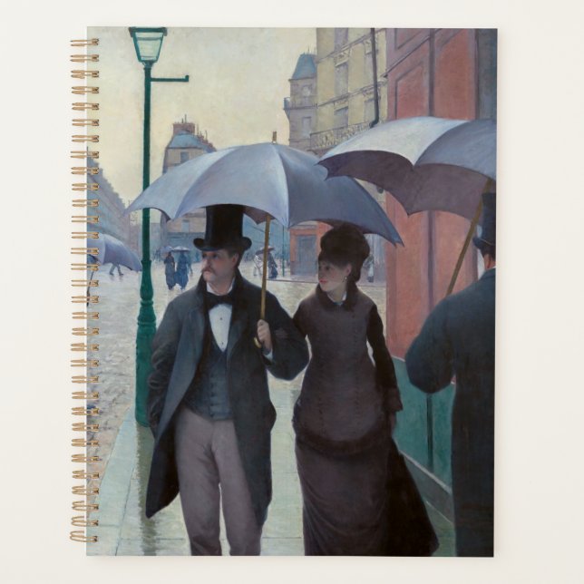 Agenda Gustave Caillebotte - Paris Street; Rainy Day (Anverso)