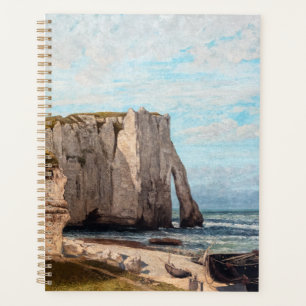 Agenda Gustave Courbet - Acantilados en Etretat después d