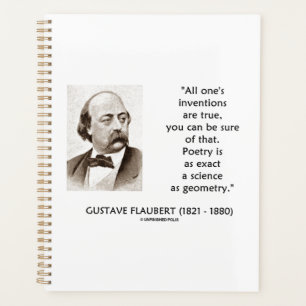 Agenda Gustave Flaubert Inventiva la verdadera ciencia de