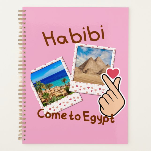Agenda Habibi Ven a Egipto (Anverso)