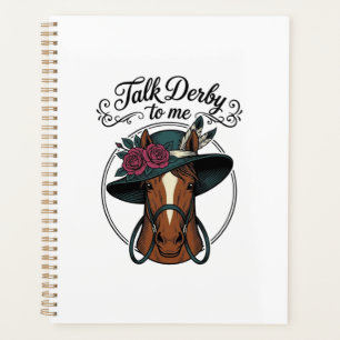 Agenda Habla Derby Conmigo Diseño de Sombrero de Caballo