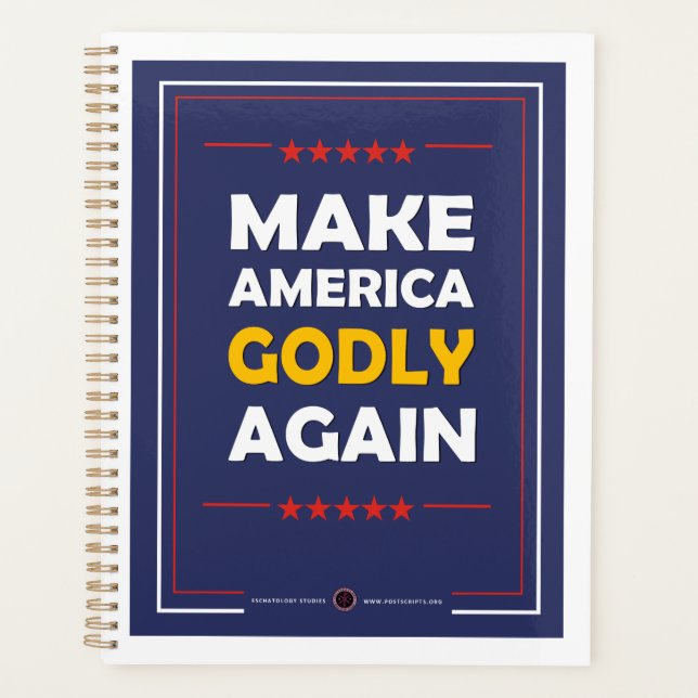 Agenda Hacer que Estados Unidos vuelva a ser bueno (Anverso)