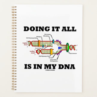 Agenda Hacerlo Todo Está En Mi ADN Humor De Biología Mole