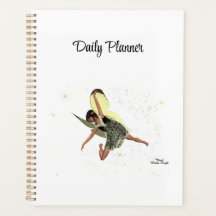Hada chica Con Alas Amarillas Planner Diario