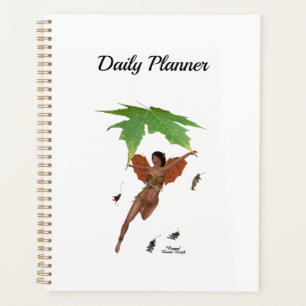 Agenda Hada Cuta Con Wings Brown Daily Planner