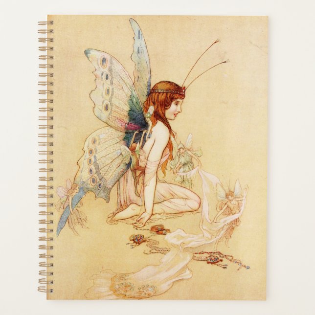 Agenda Hada Mariposa Vintage (Anverso)