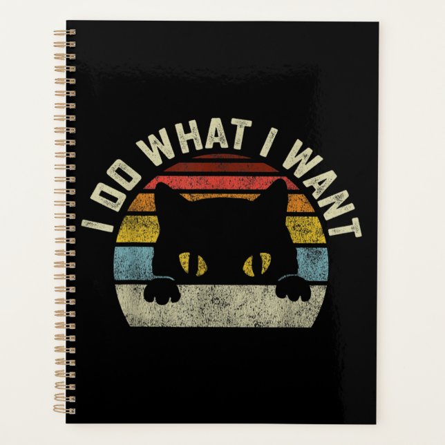 Agenda Hago Lo Que Quiero Gato (Anverso)