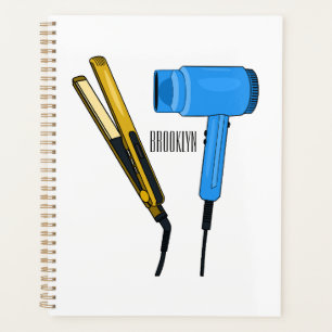 Agenda Hair dryer & hair straightener illustration