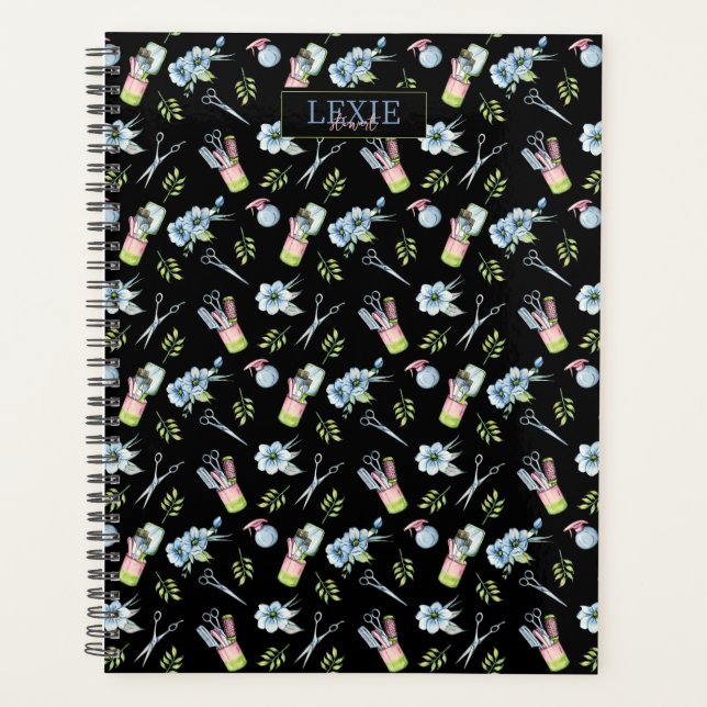 Agenda Hair Stylist, Hairdresser Beauty Salon Personaliza (Anverso)