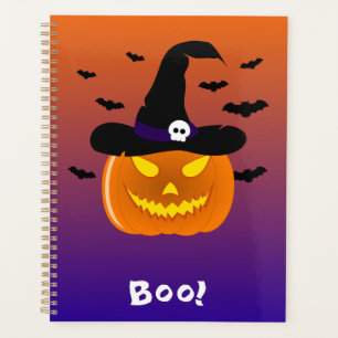 Agenda Halloween Calabaza Jack o’ Lantern Witch Gorra
