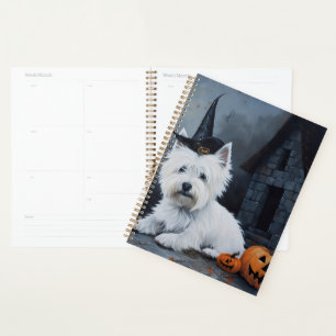 Agenda Halloween de la Calabaza de la Calabaza Blanca del
