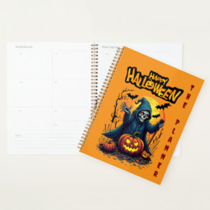 Agenda Halloween: Fantasmas y familia de calabazas
