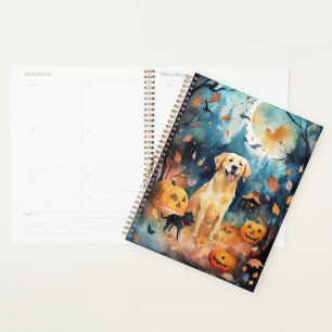Agenda Halloween Finlandés Lappund Con Calabazas Temerosa