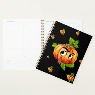 Agenda Halloween Funny Pumpkin Face