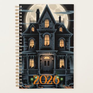 Agenda Halloween, la casa de Halloween, que me encanta,