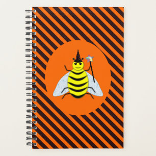 Agenda Halloween Magic Bee Witch Naranja y Black Stripes