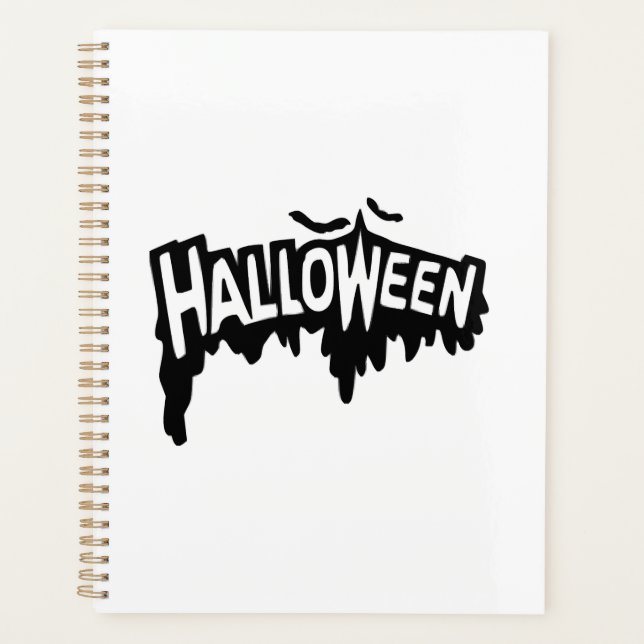 Agenda Halloween negro (Anverso)