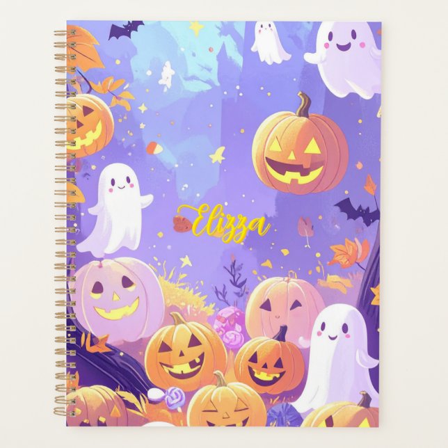 Agenda Halloween personalizable (Anverso)