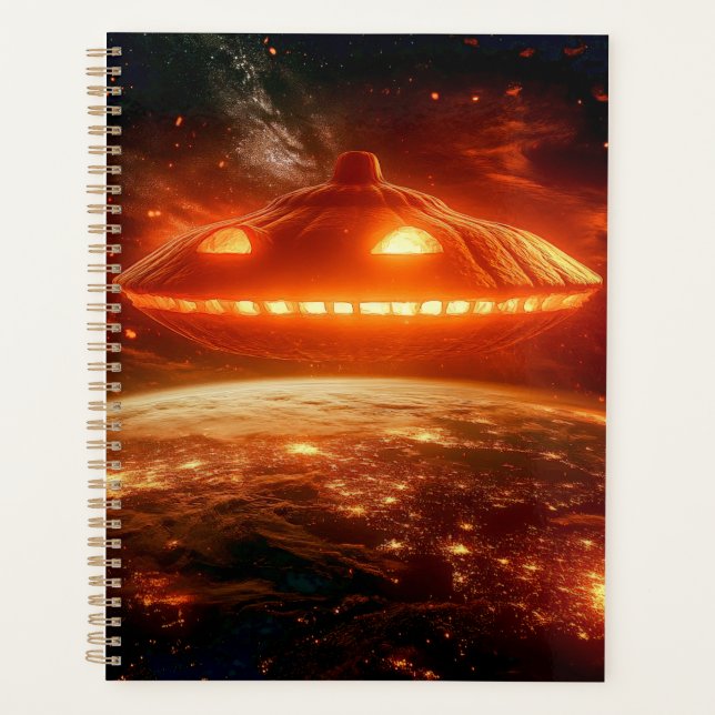 Agenda Halloween Spaceship (Anverso)