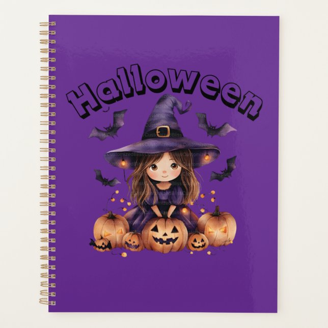 Agenda Halloween Witch 2024 Planner (Anverso)