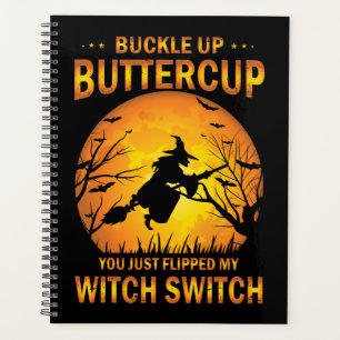 Agenda Halloween Witch Switch Buckup Buttercup
