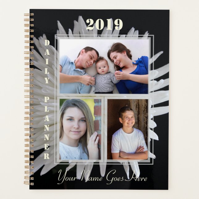 Agenda HAMbWG - Flor blanca de Dahlia (Anverso)