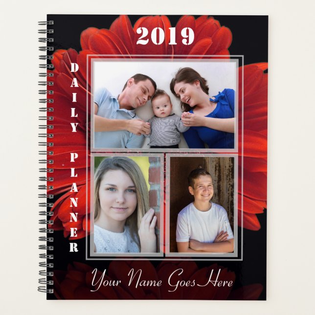 Agenda HAMbWG - Flores Red Gerber (Anverso)