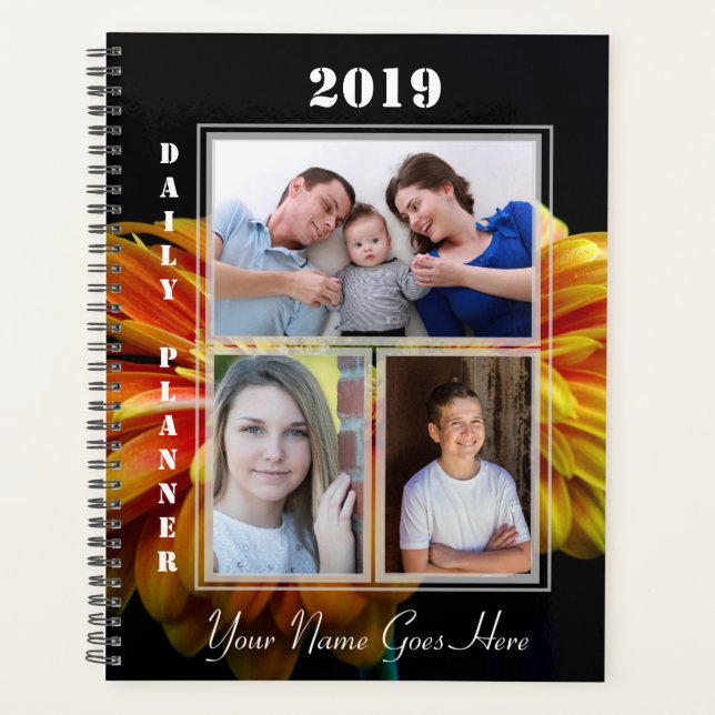 Agenda HAMbWG - Naranja amarillo Gerber Daisy (Anverso)