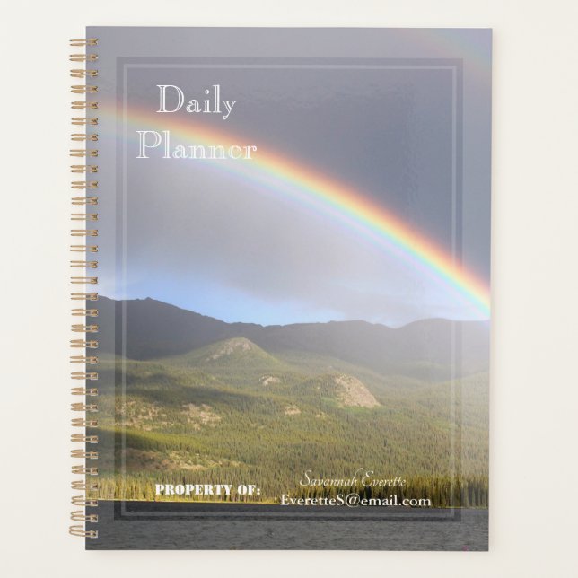Agenda HAMbWG - Photo Daily Planner - Arcoiris (Anverso)