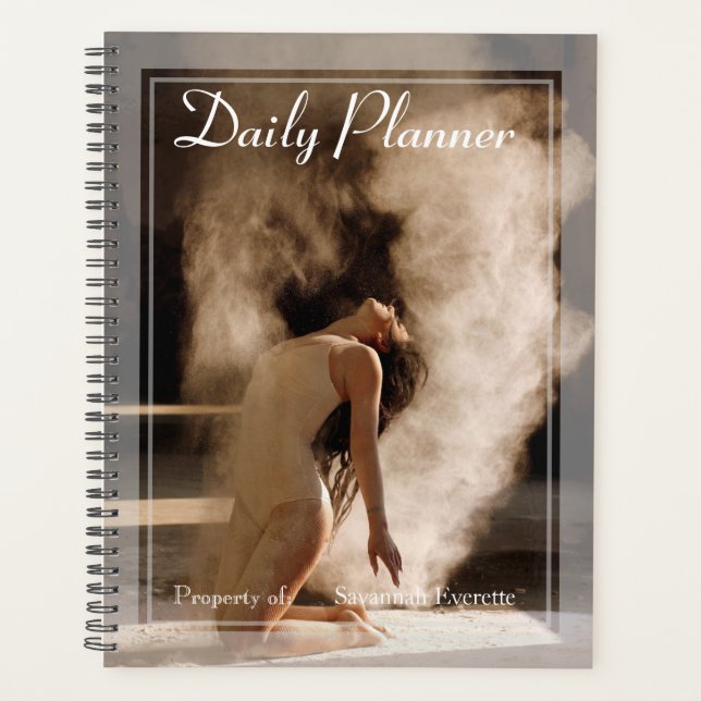 Agenda HAMbWG - Photo Daily Planner - Bailarín (Anverso)