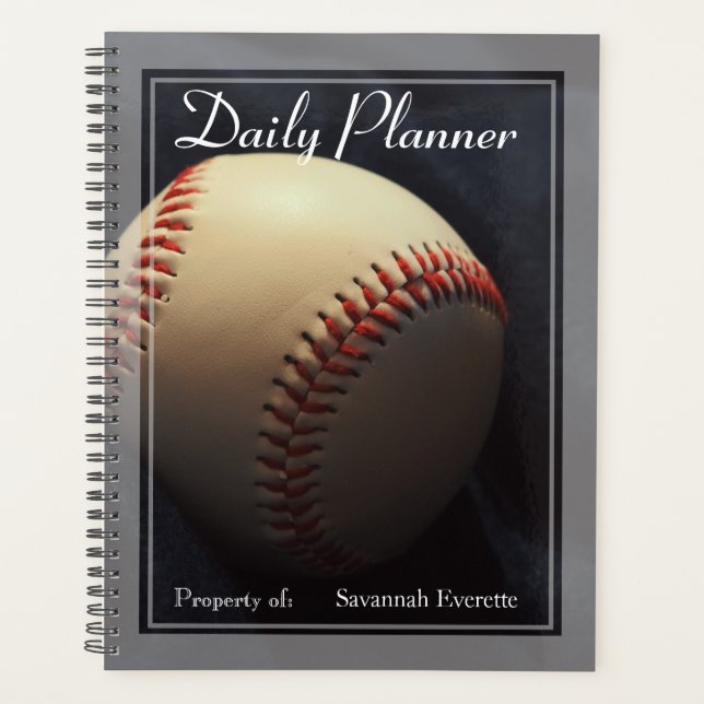 Agenda HAMbWG - Photo Daily Planner - Baseball (Anverso)