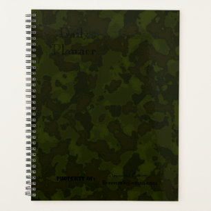 Agenda HAMbWG - Photo Daily Planner - Camoflage verde