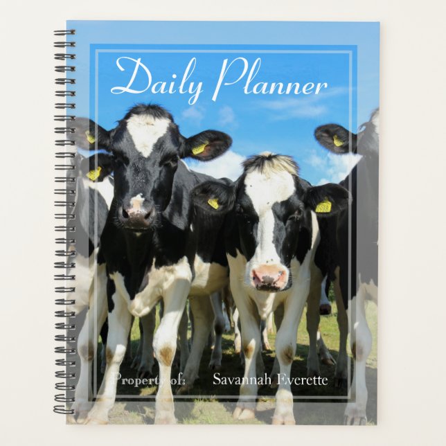 Agenda HAMbWG - Photo Daily Planner - Cow Herd (Anverso)