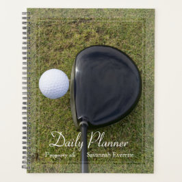 Agenda HAMbWG - Photo Daily Planner - Golf Club & Ball