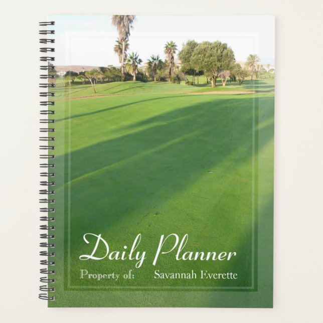 Agenda HAMbWG - Photo Daily Planner - Golf Green (Anverso)