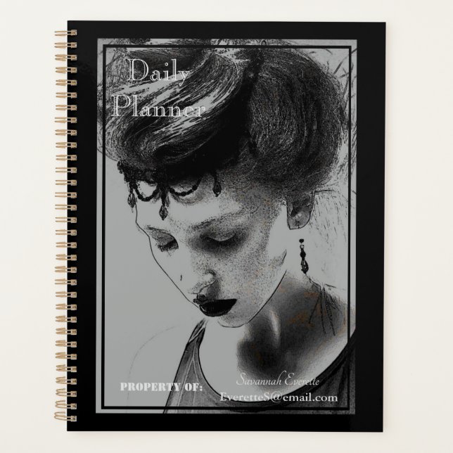 Agenda HAMbWG - Photo Daily Planner - Moda gótica (Anverso)