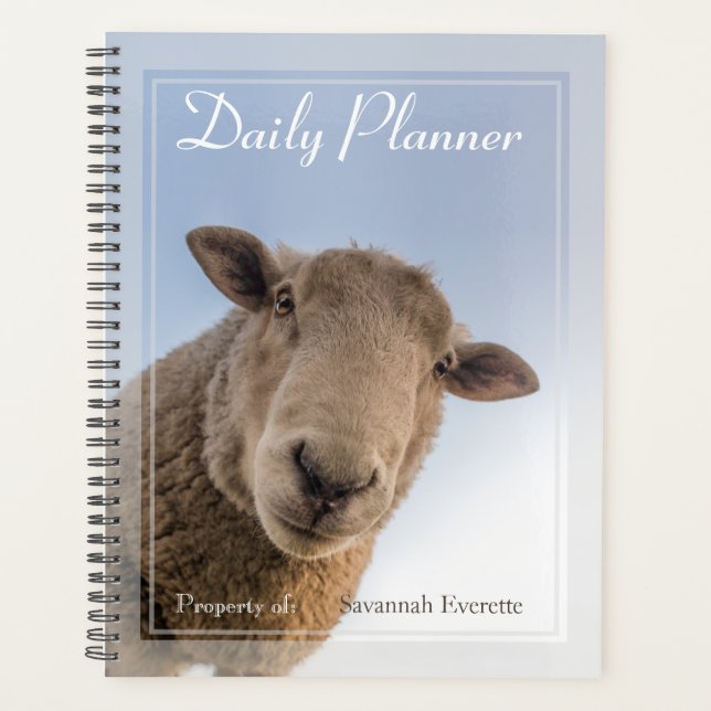 Agenda HAMbWG - Photo Daily Planner - Oveja (Anverso)