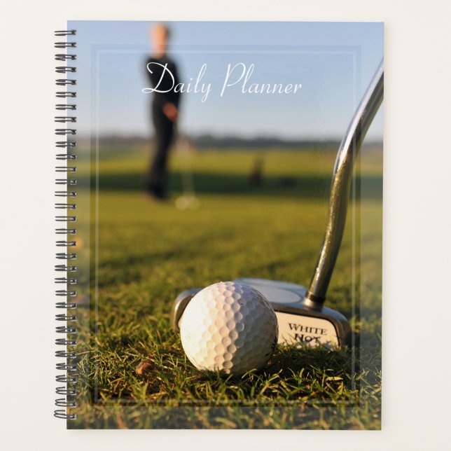 Agenda HAMbWG - Photo Daily Planner - Tema del golf (Anverso)