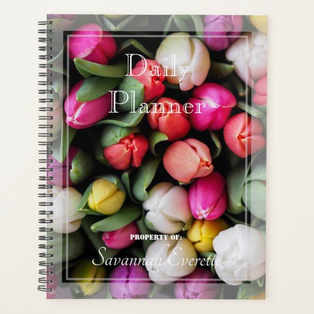 Agenda HAMbWG - Photo Daily Planner - Tulips (Anverso)