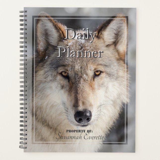 Agenda HAMbWG - Photo Daily Planner - Wolf (Anverso)