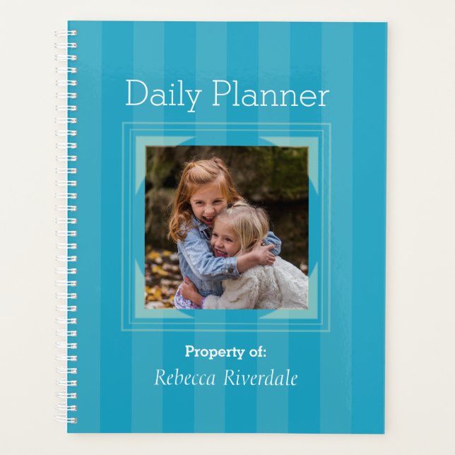 Agenda HAMbyWG - Daily Planner - Aqua Stripe (Anverso)