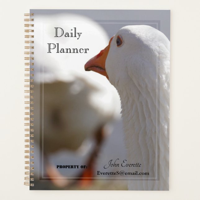 Agenda HAMbyWG - Daily Planner - Pato tras pato (Anverso)