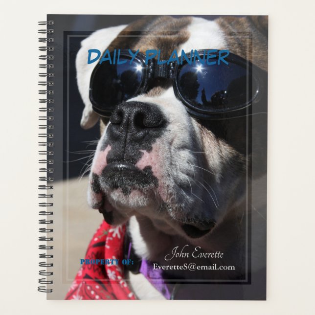 Agenda HAMbyWG - Daily Planner - Perro de celebridad (Anverso)